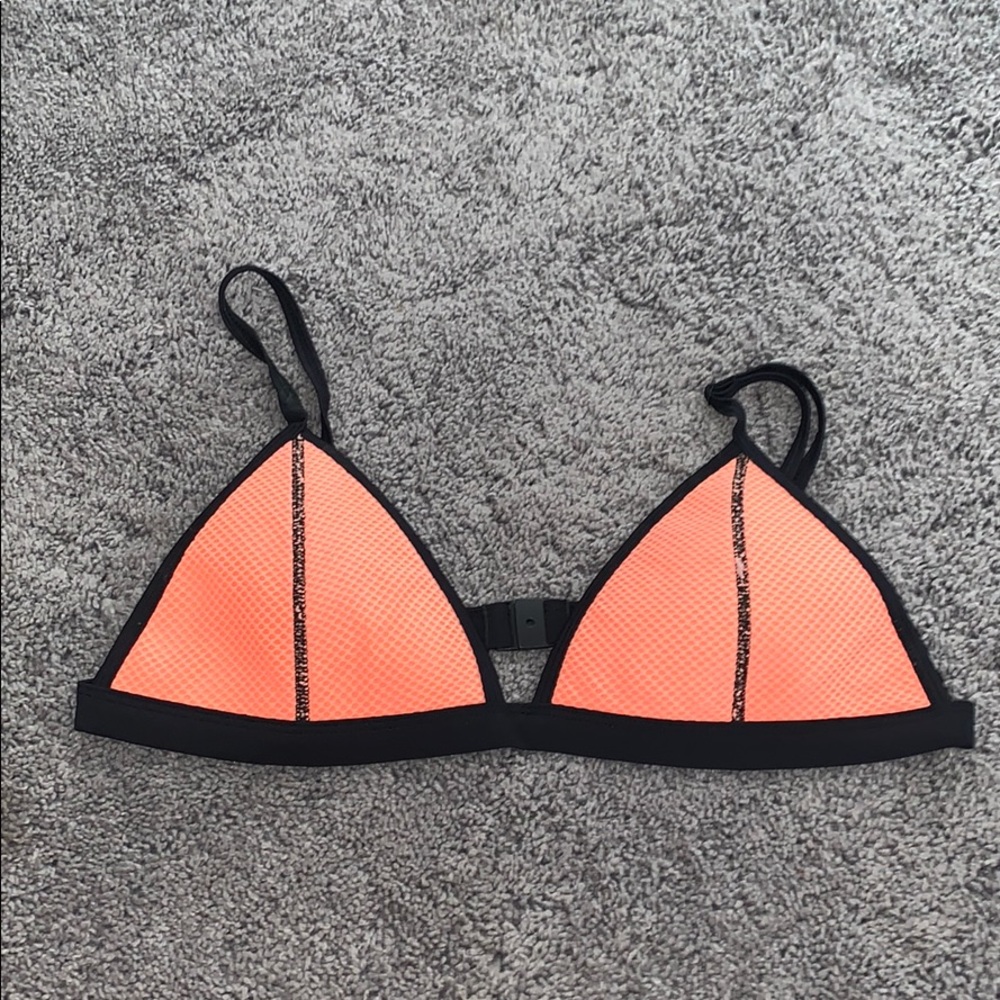 orange Triangl bikini top